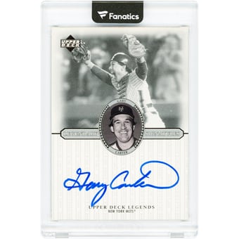 Gary Carter New York Mets Autographed 2000 Upper Deck Legends Legendary Signatures #S-GC Card