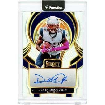 Devin McCourty New England Patriots Autographed 2025 Panini Select Signatures #SIP-DMY Card