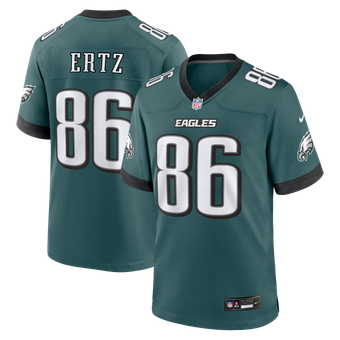 Men's Nike Zach Ertz Midnight Green Philadelphia Eagles Team Game Jersey
