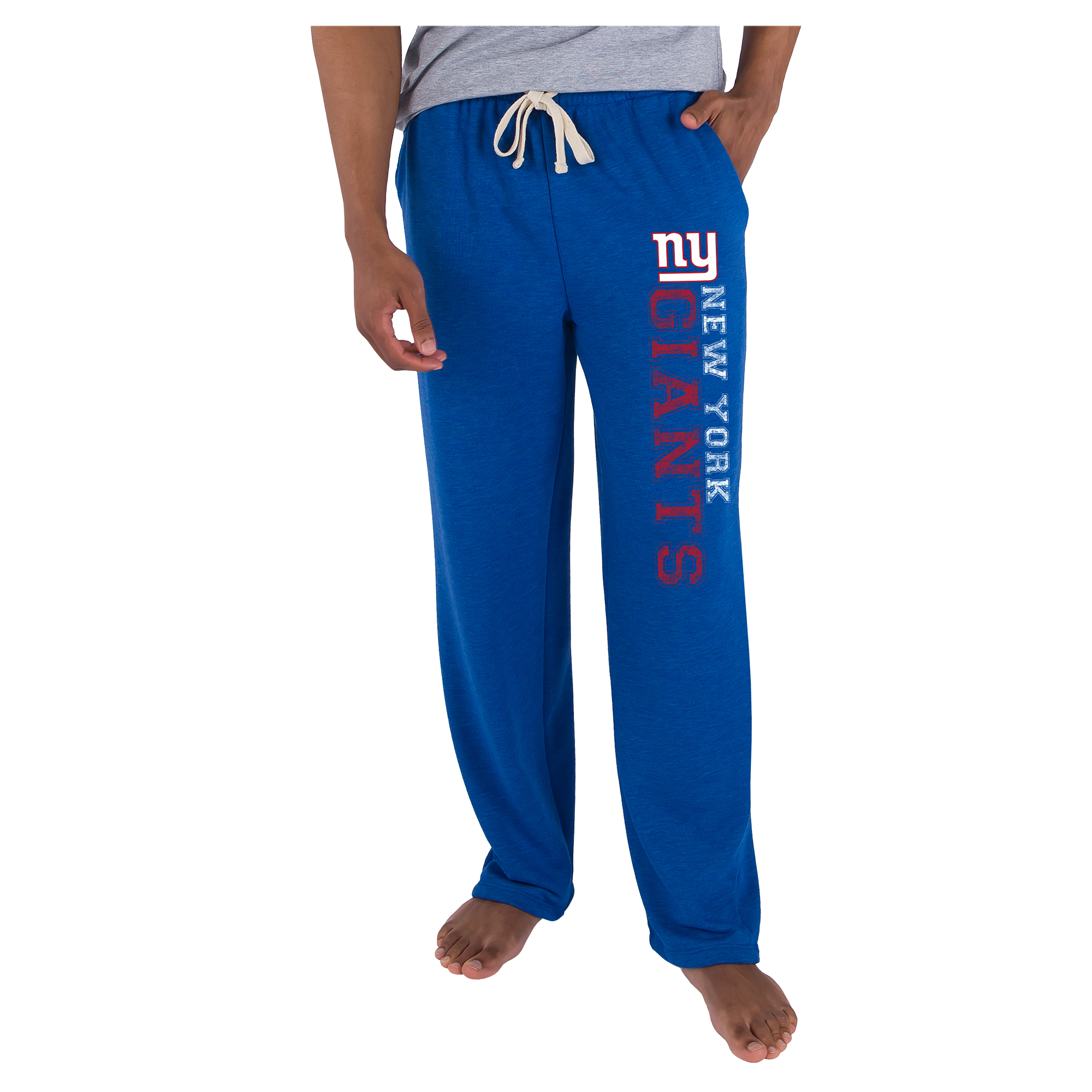 Men's Concepts Sport Royal New York Giants Mainstream French Terry Tri-Blend Sweatpants
