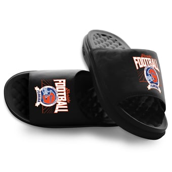 Unisex ISlide Black Florida Gators Football Kickoff Motive Slide Sandals