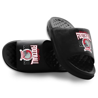 Unisex ISlide Black Ohio State Buckeyes Football Kickoff Motive Slide Sandals