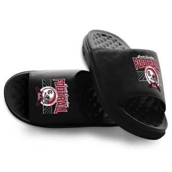 Unisex ISlide Black South Carolina Gamecocks Football Kickoff Motive Slide Sandals