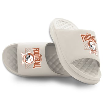Unisex ISlide Cream Texas Longhorns Football Kickoff Motive Slide Sandals