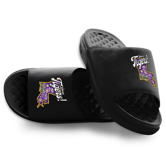 Unisex ISlide Black LSU Tigers Landmark Motive Slide Sandals