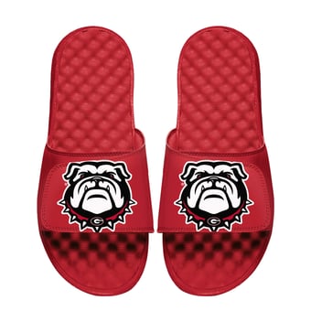 Youth ISlide Red Georgia Bulldogs Mascot Slide Sandals