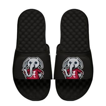 Unisex ISlide Black Alabama Crimson Tide Mascot Slide Sandals