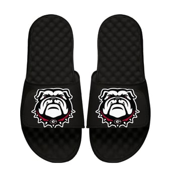 Unisex ISlide Black Georgia Bulldogs Mascot Slide Sandals