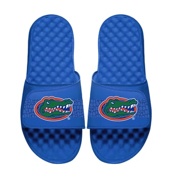 Youth ISlide Royal Florida Gators Stripe Slide Sandals