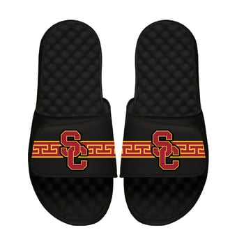 Unisex ISlide Black USC Trojans Stripe Slide Sandals