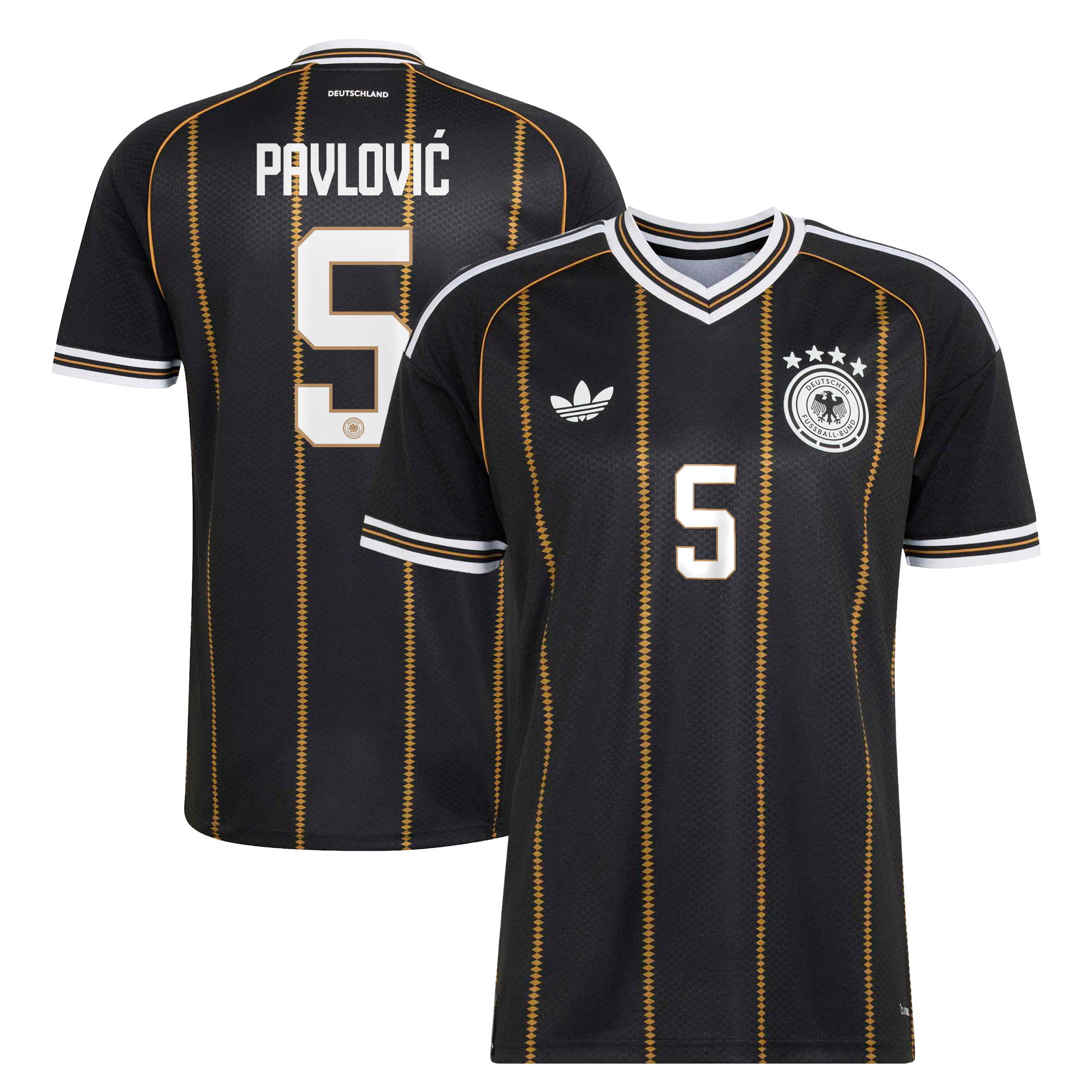 Troisième maillot DFB adidas 2026 avec flocage Pavlović 5