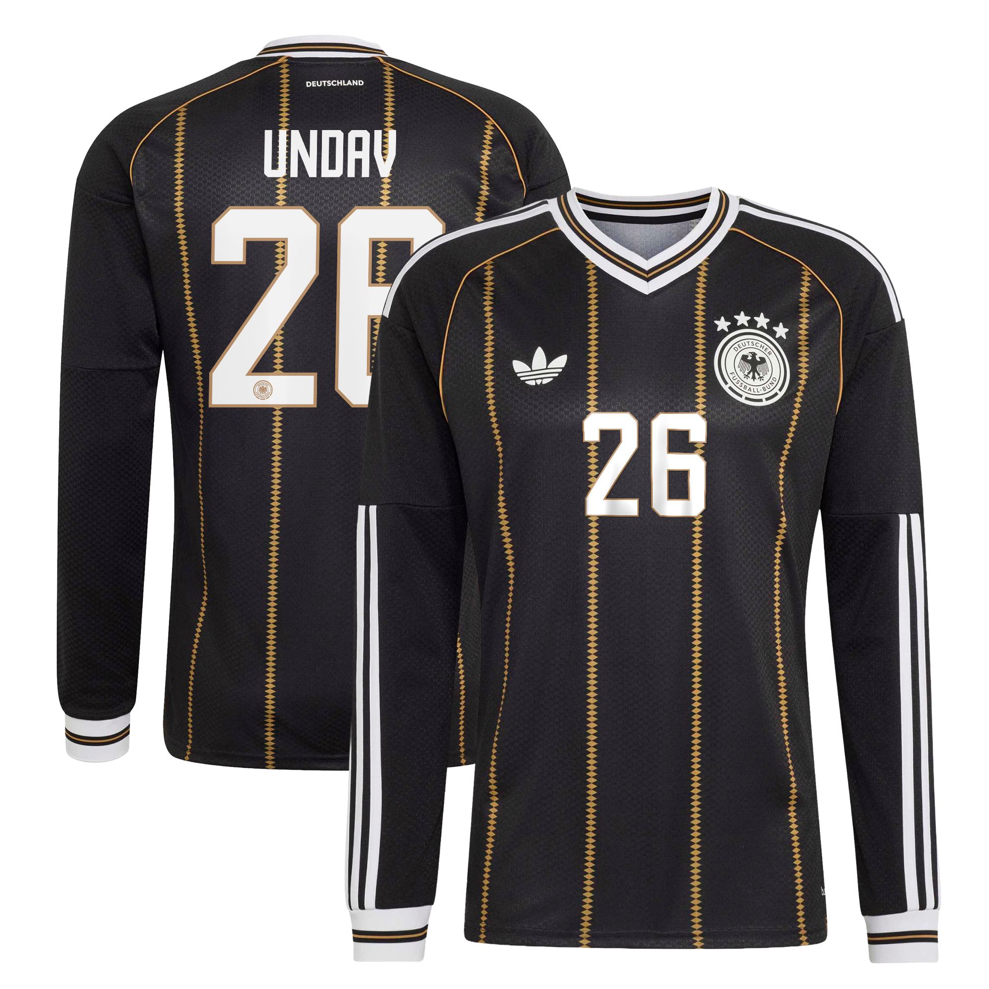 Troisième maillot DFB adidas 2026 - Manches longues avec flocage Undav 26