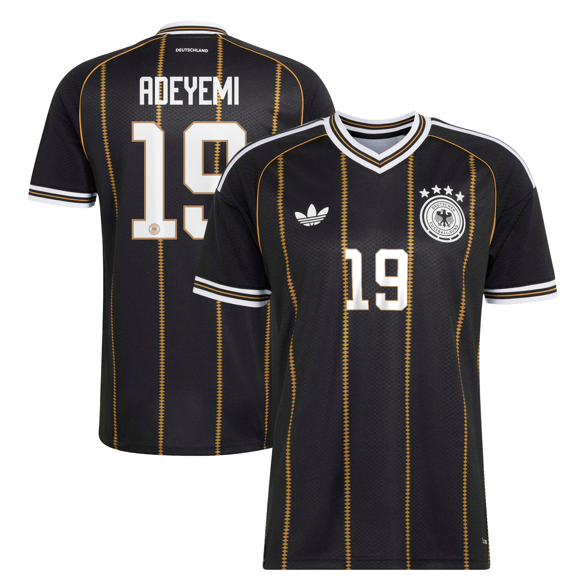 Troisième maillot DFB adidas 2026 avec flocage Adeyemi 19