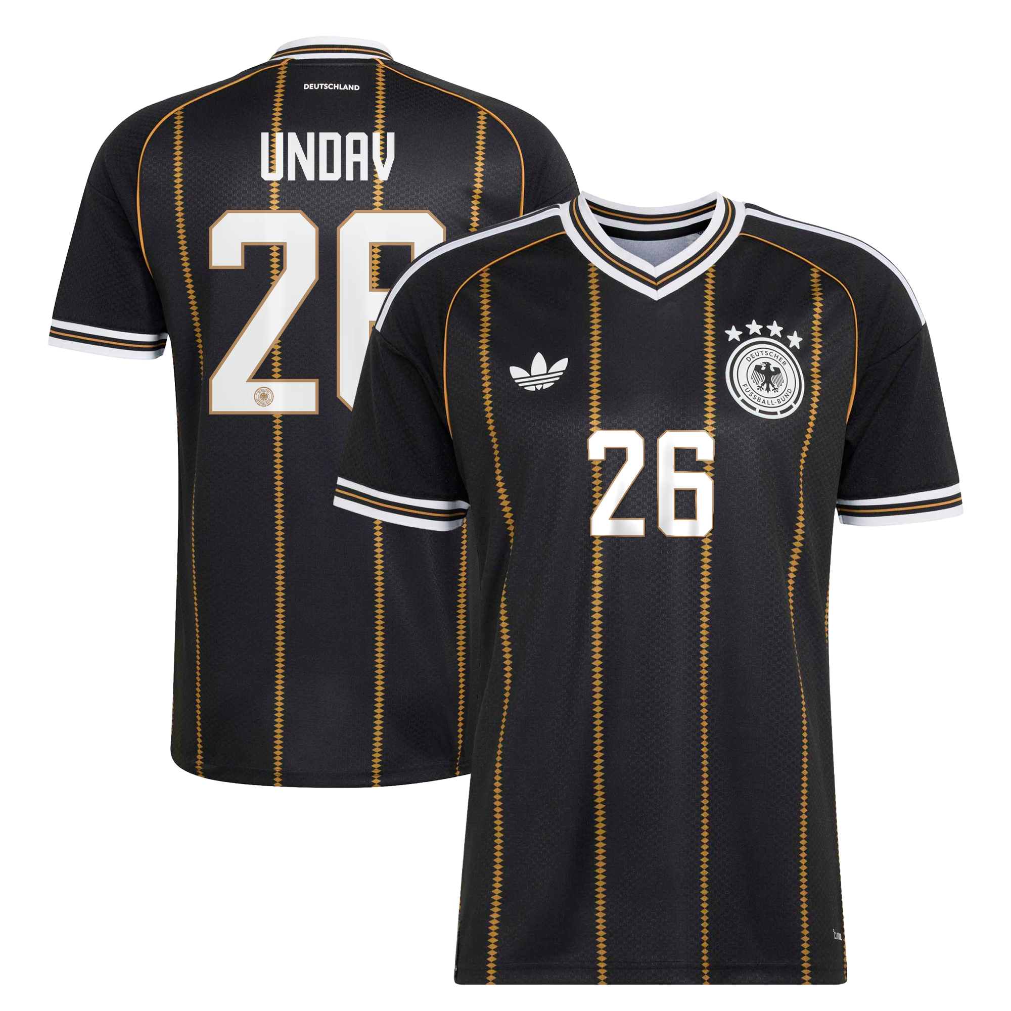 Troisième maillot DFB adidas 2026 avec flocage Undav 26