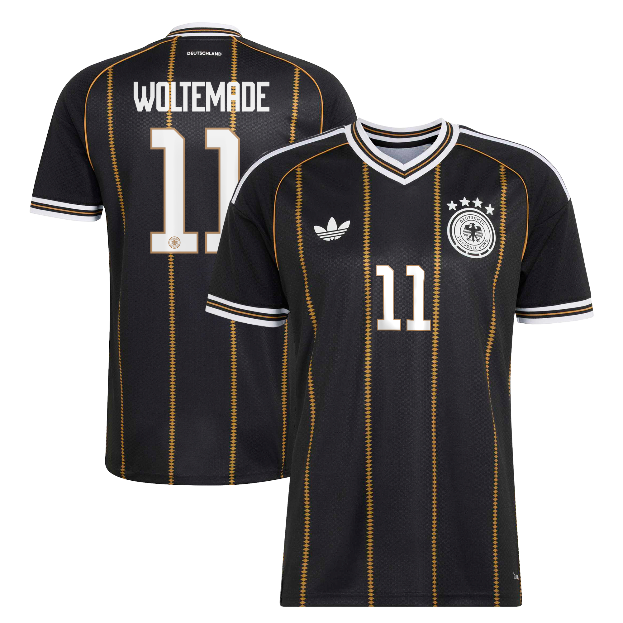 Troisième maillot DFB adidas 2026 avec flocage Woltemade 11