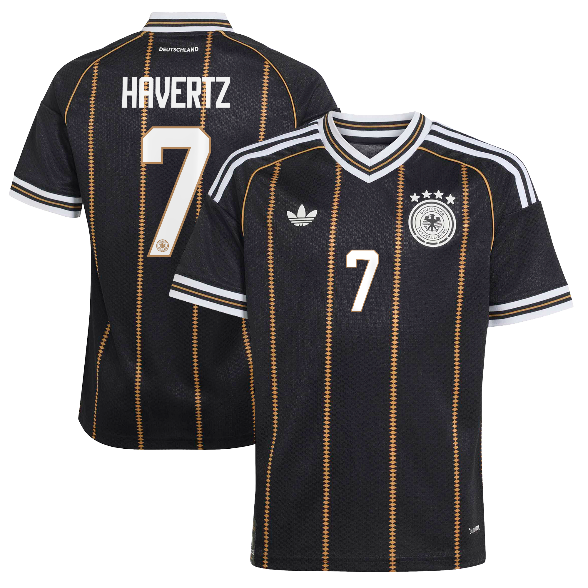 DFB adidas Ausweichtrikot 2026 - Kinder mit Aufdruck Havertz 7