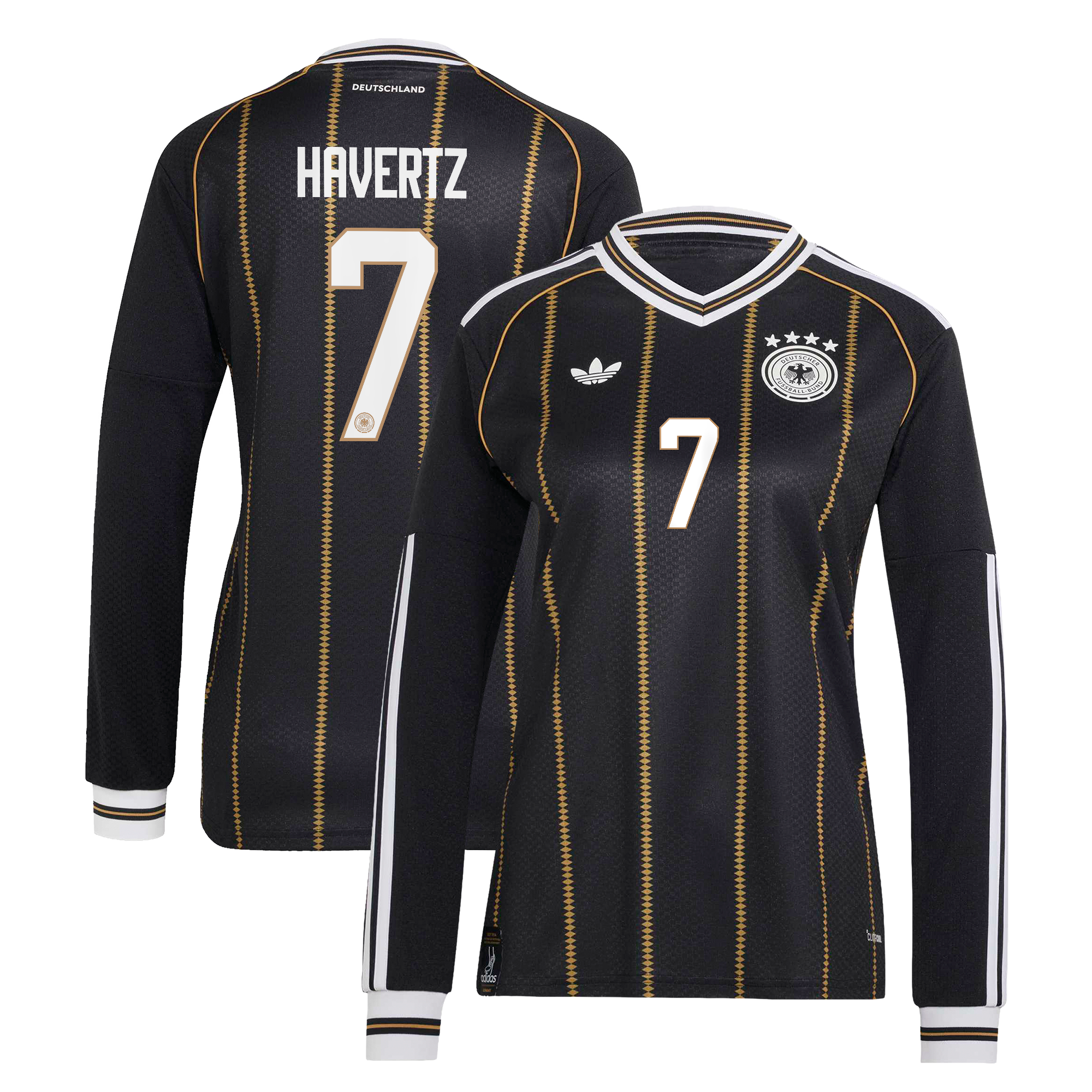 DFB adidas Ausweichtrikot 2026 - Langarm - Damen mit Aufdruck Havertz 7
