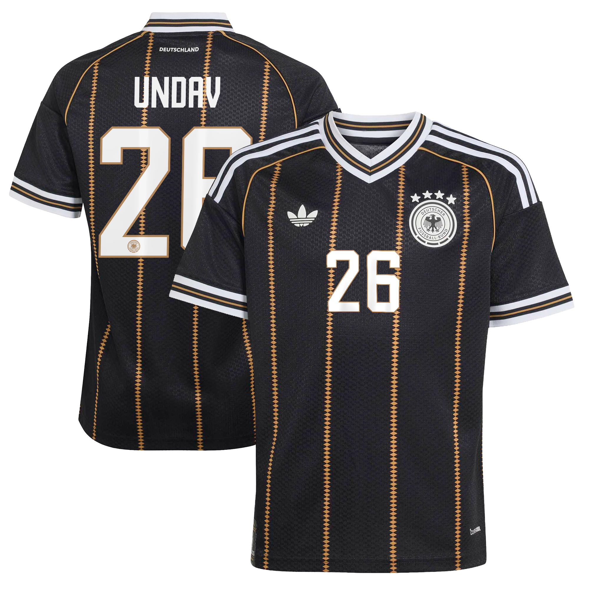 DFB adidas Ausweichtrikot 2026 - Kinder mit Aufdruck Undav 26