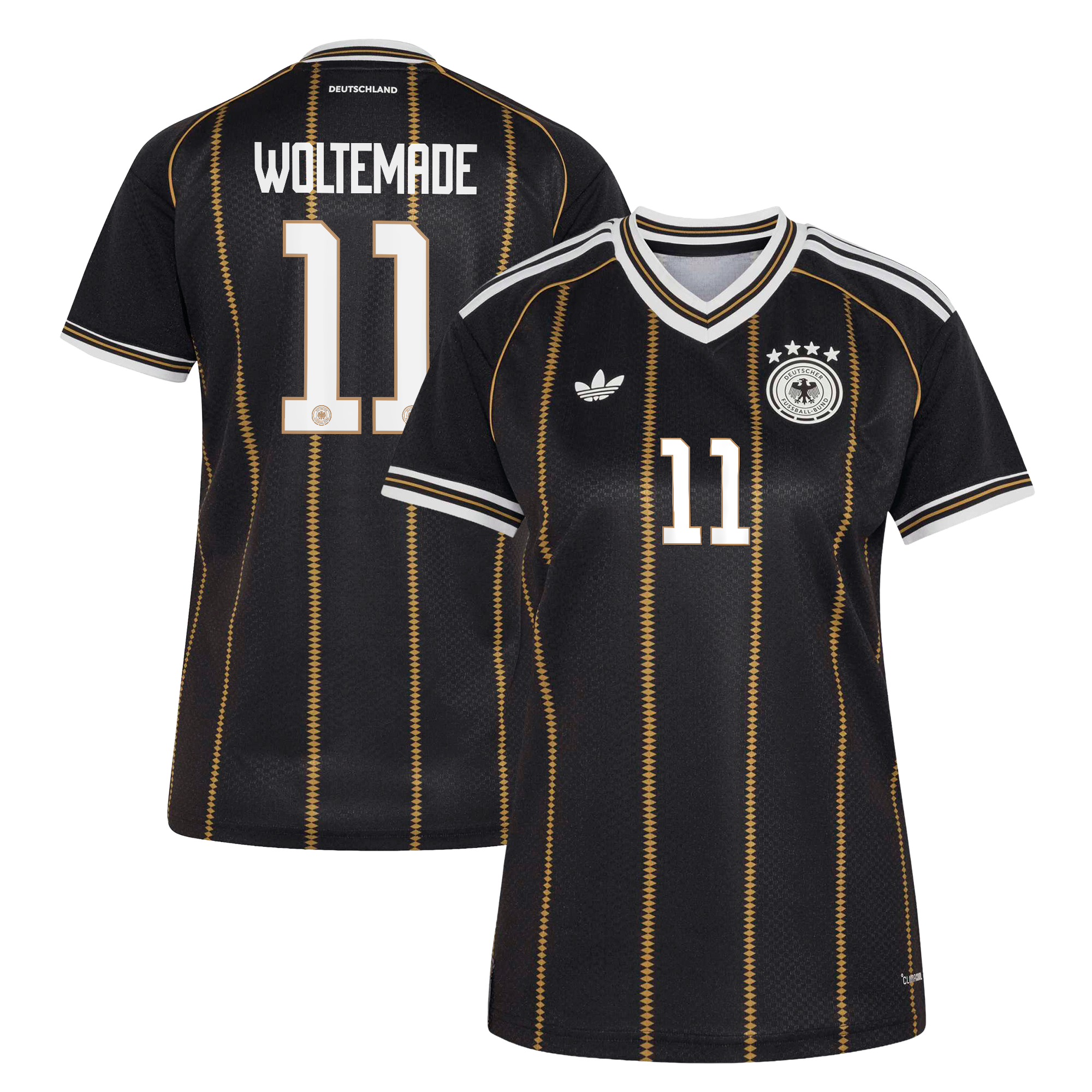 DFB adidas Ausweichtrikot 2026 - Damen mit Aufdruck Woltemade 11