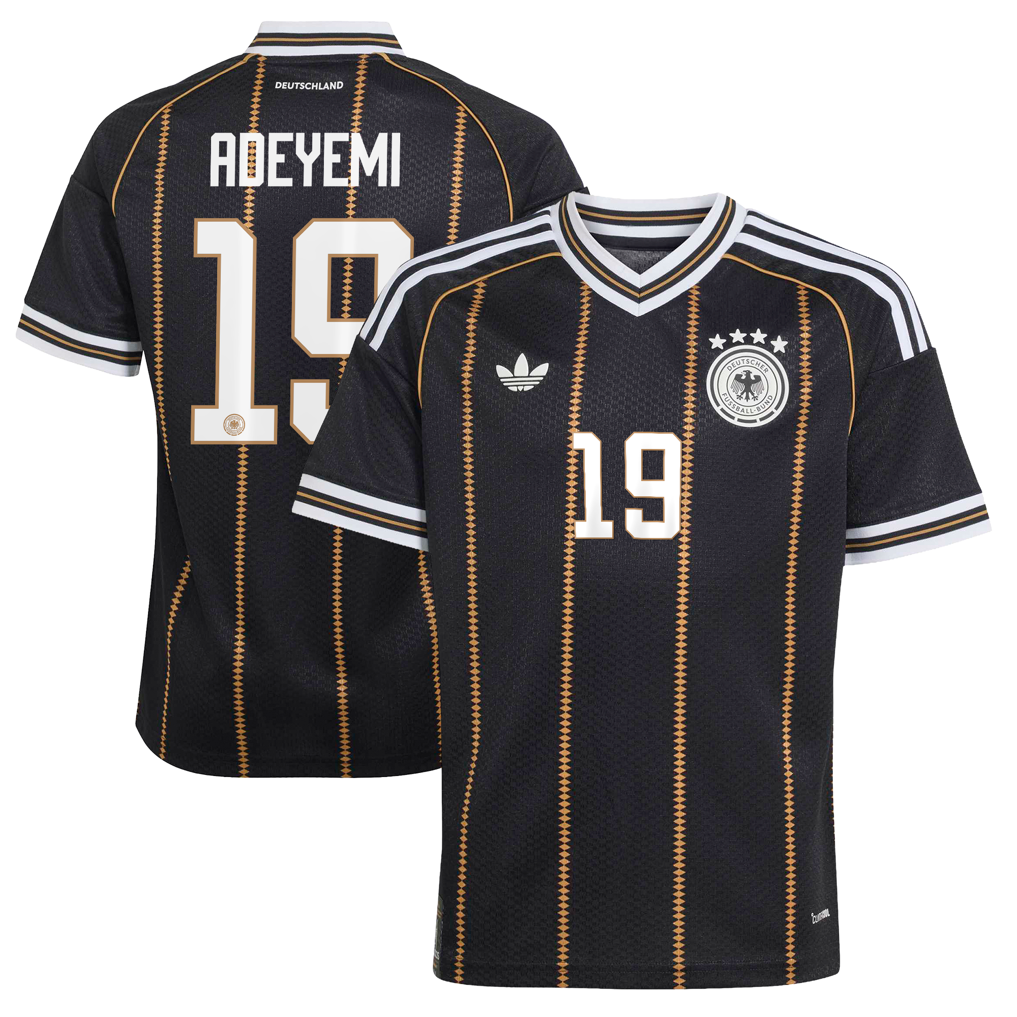 DFB adidas Ausweichtrikot 2026 - Kinder mit Aufdruck Adeyemi 19