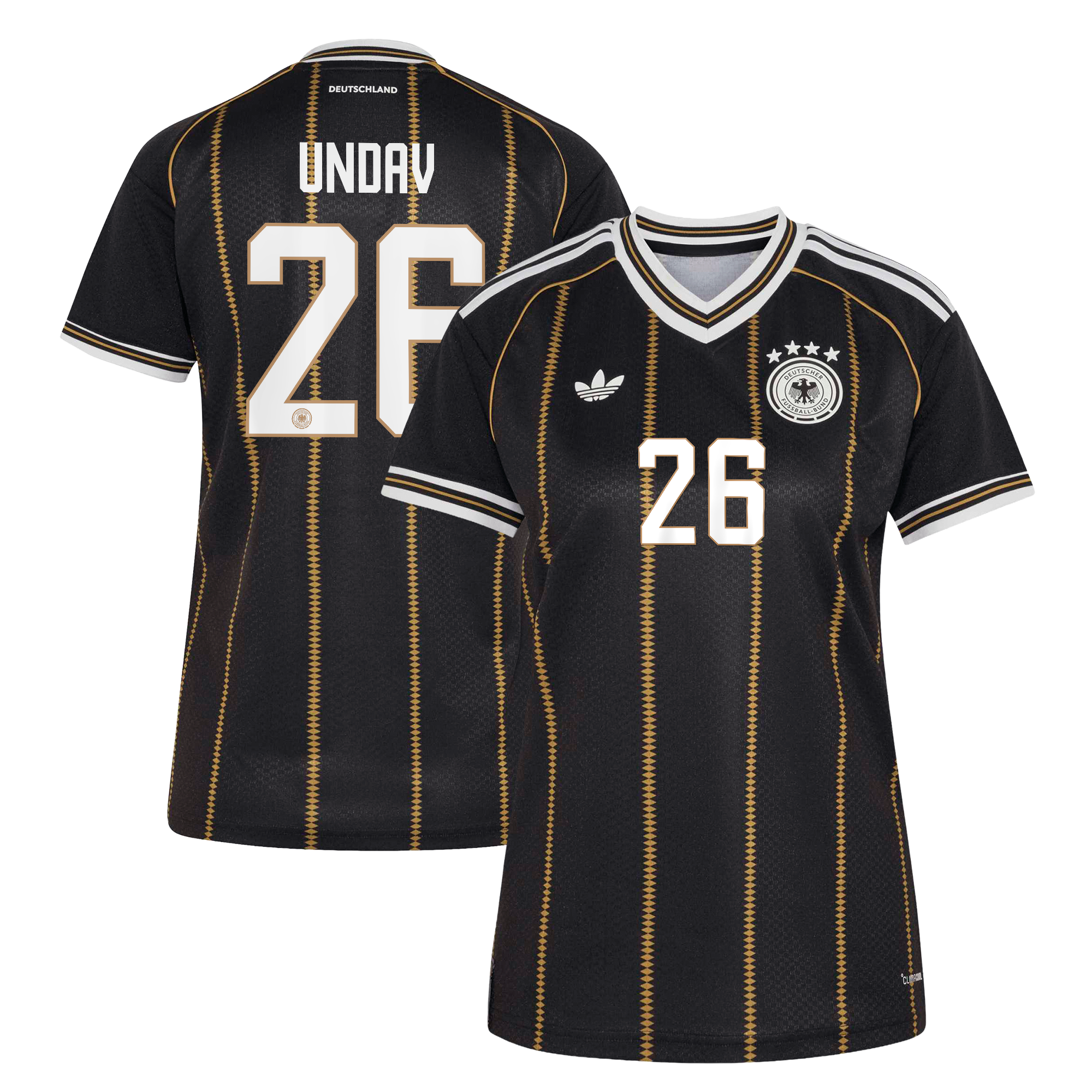 DFB adidas Ausweichtrikot 2026 - Damen mit Aufdruck Undav 26