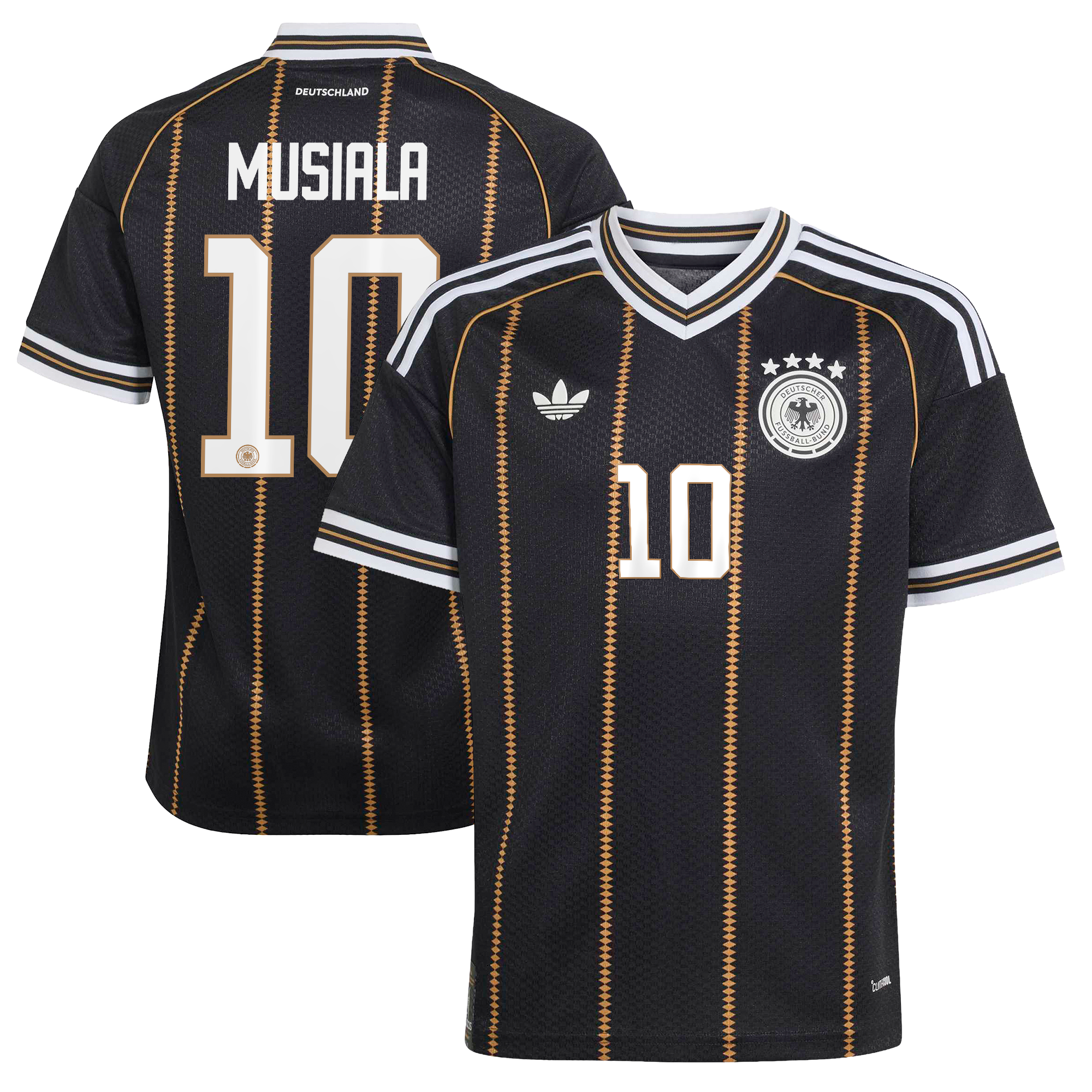 DFB adidas Ausweichtrikot 2026 - Kinder mit Aufdruck Musiala 10