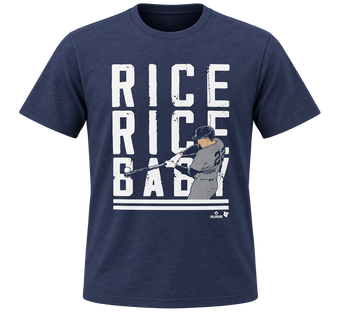 Unisex BreakingT Ben Rice Navy New York Yankees Rice Rice Baby T-Shirt