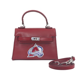 FABGATING by Cuce Colorado Avalanche Team Color Vegan Leather Mini Purse