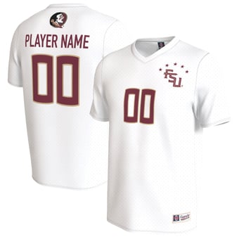 Unisex GameDay Greats  White Florida State Seminoles Lightweight Collegiate Women's Soccer NIL Pick-A-Player Fashion Jersey