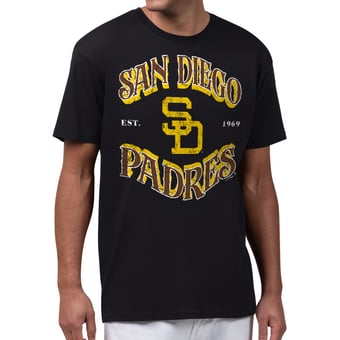 Men's Starter  Black San Diego Padres Take Me Out T-Shirt