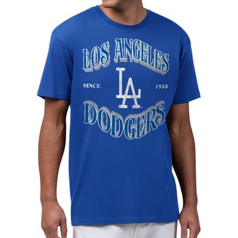 Men's Starter  Royal Los Angeles Dodgers Take Me Out T-Shirt