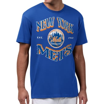 Men's Starter  Royal New York Mets Take Me Out T-Shirt