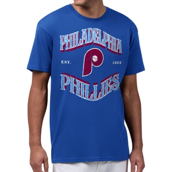 Men's Starter  Royal Philadelphia Phillies Take Me Out T-Shirt