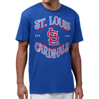 Men's Starter  Royal St. Louis Cardinals Take Me Out T-Shirt