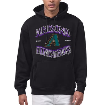 Men's Starter  Black Arizona Diamondbacks Take Me Out Fleece Hoodie
