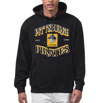 Men's Starter  Black Pittsburgh Pirates Take Me Out Fleece Hoodie