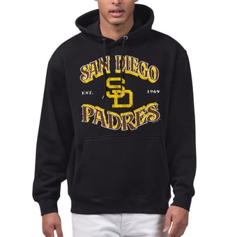 Men's Starter  Black San Diego Padres Take Me Out Fleece Hoodie
