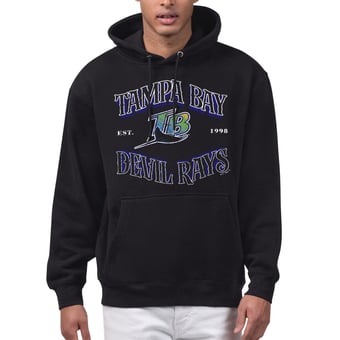 Men's Starter  Black Tampa Bay Rays Take Me Out Fleece Hoodie