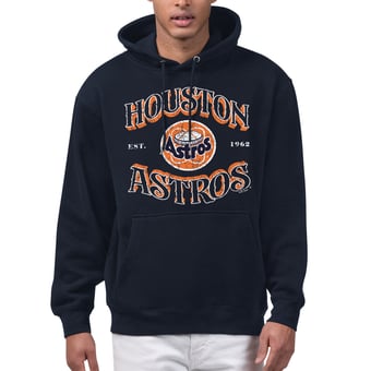 Men's Starter  Navy Houston Astros Take Me Out Fleece Hoodie
