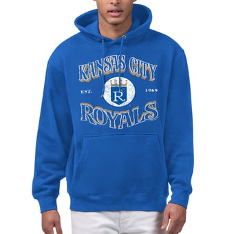Men's Starter  Royal Kansas City Royals Take Me Out Fleece Hoodie