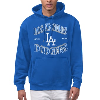 Men's Starter  Royal Los Angeles Dodgers Take Me Out Fleece Hoodie