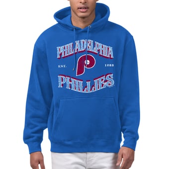 Men's Starter  Royal Philadelphia Phillies Take Me Out Fleece Hoodie