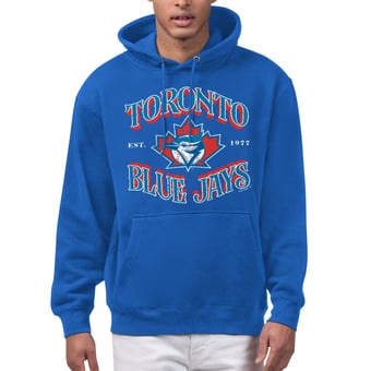 Men's Starter  Royal Toronto Blue Jays Take Me Out Fleece Hoodie