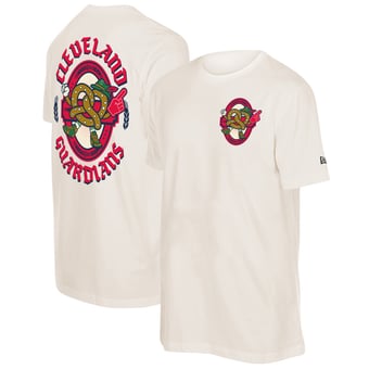 Men's New Era Natural Cleveland Guardians Oktoberfest T-Shirt