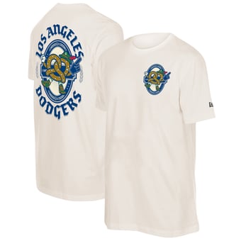 Men's New Era Natural Los Angeles Dodgers Oktoberfest T-Shirt