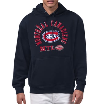 Men's Starter Navy Montreal Canadiens All-Around Fan Hoodie