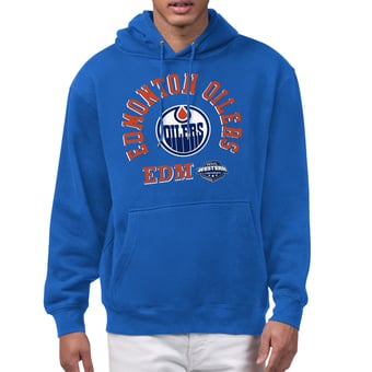 Men's Starter Royal Edmonton Oilers All-Around Fan Hoodie