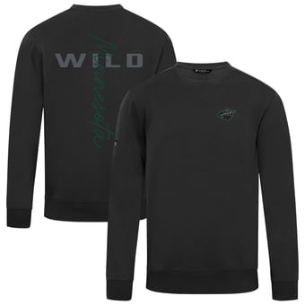 Men's Levelwear Black Minnesota Wild Night Burst Zane Sweatshirt