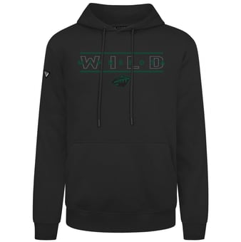 Men's Levelwear Black Minnesota Wild Night Burst Podium Hoodie