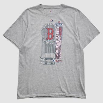 World Series Majestic 2013 T-shirt - Heather Gray - L by Fanatics Real Vintage